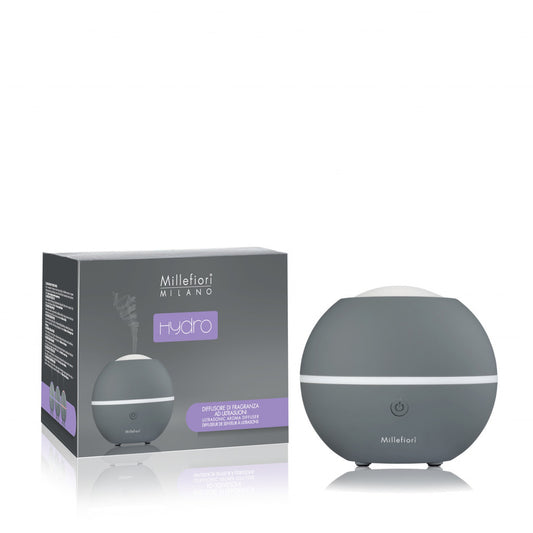 DIFFUSORE AD ULTRASUONI HYDRO SFERA GRIGIO- Millefiori Milano - Diffusore per Fragranze Idrosolubili