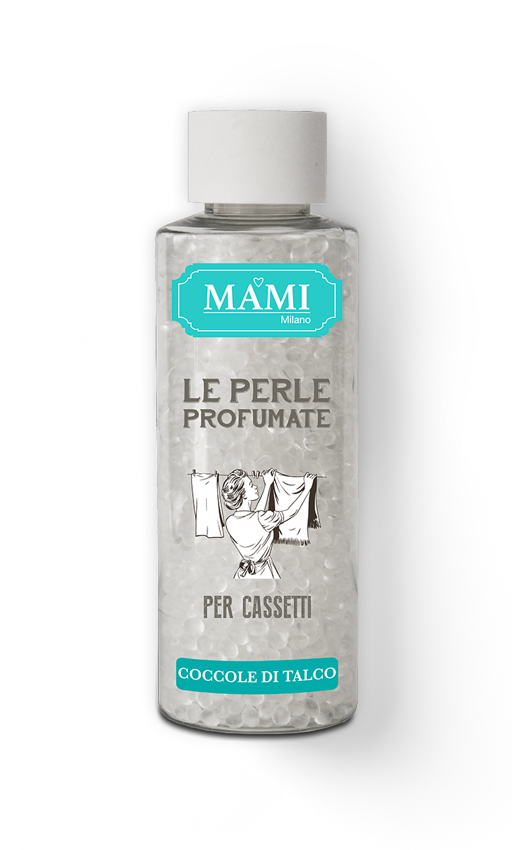 COCCOLE DI TALCO - Mami Milano - Perle Profumate per Cassetti