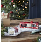 SET 3 CANDELE VOTIVE IN VETRO - Yankee Candle - Confezione Regalo Countdown to Christmas