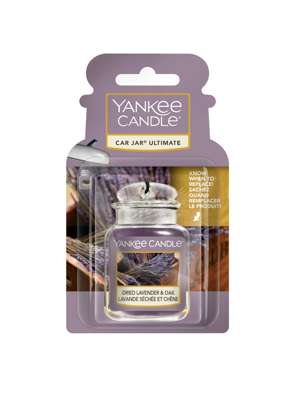 DRIED LAVENDER & OAK -Yankee Candle- Car Jar Ultimate