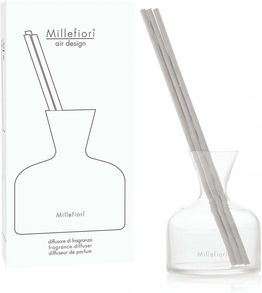 VASE TRASPARENTE -Millefiori Milano- Diffusore di Fragranza in Vetro
