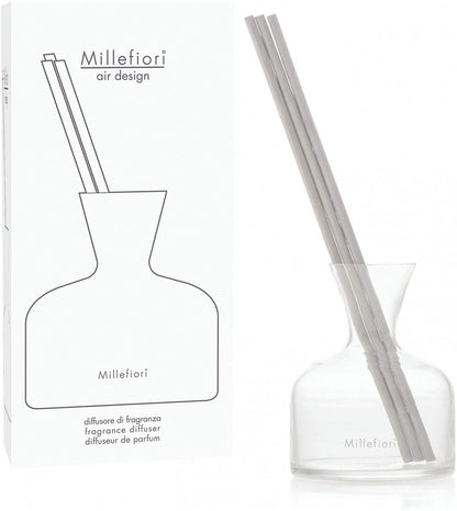 VASE TRASPARENTE -Millefiori Milano- Diffusore di Fragranza in Vetro