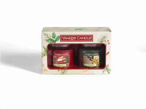 SET 2 GIARE MEDIE -Yankee Candle- Confezione Regalo Magical Christmas Morning