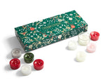 SET 10 TEA LIGHT E 1 PORTA CANDELA TEA LIGHT -Yankee Candle- Confezione Regalo Countdown to Christmas