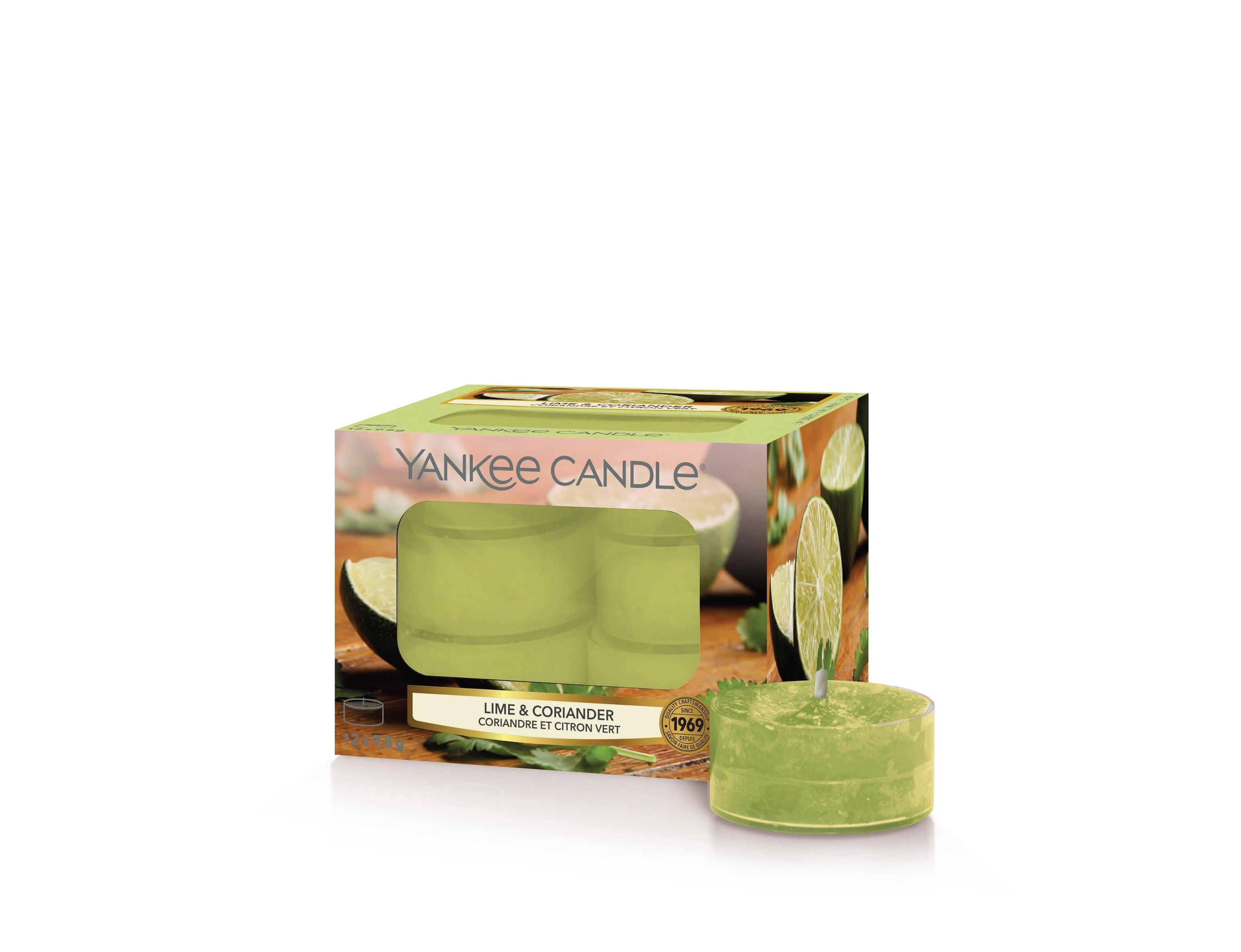 LIME & CORIANDER -Yankee Candle- Tea Light