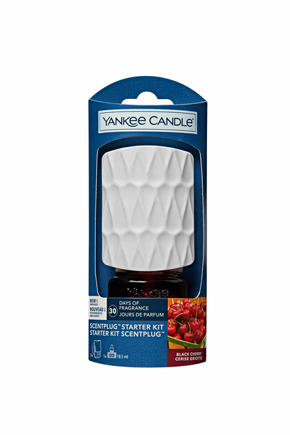 BLACK CHERRY -Yankee Candle- Kit Base Organic Diffusore Elettrico ScentPlug