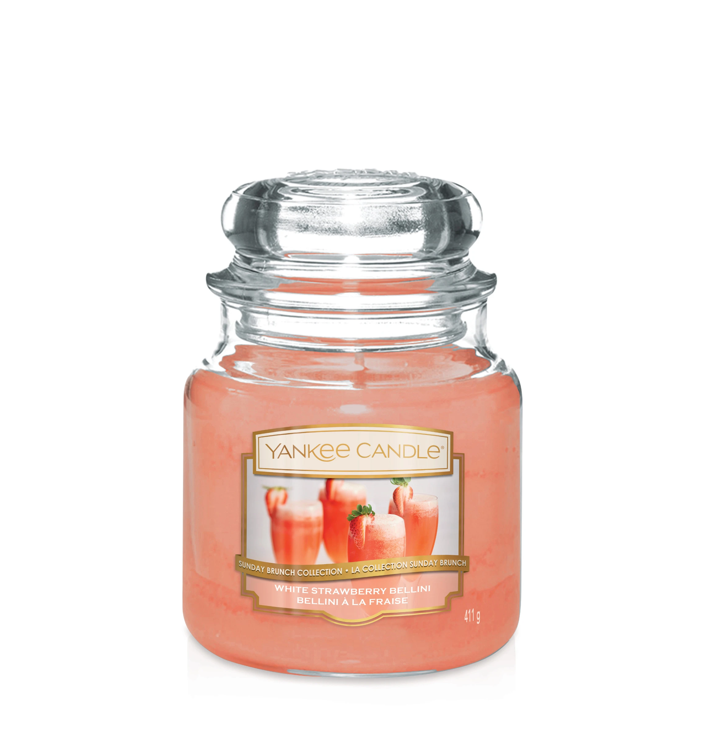 WHITE STRAWBERRY BELLINI -Yankee Candle- Giara Media