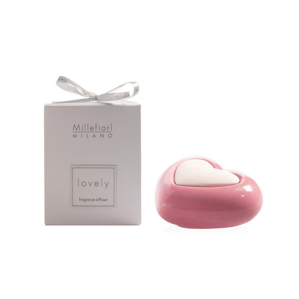 CUORE VIOLA -Millefiori Milano- Diffusore in Ceramica
