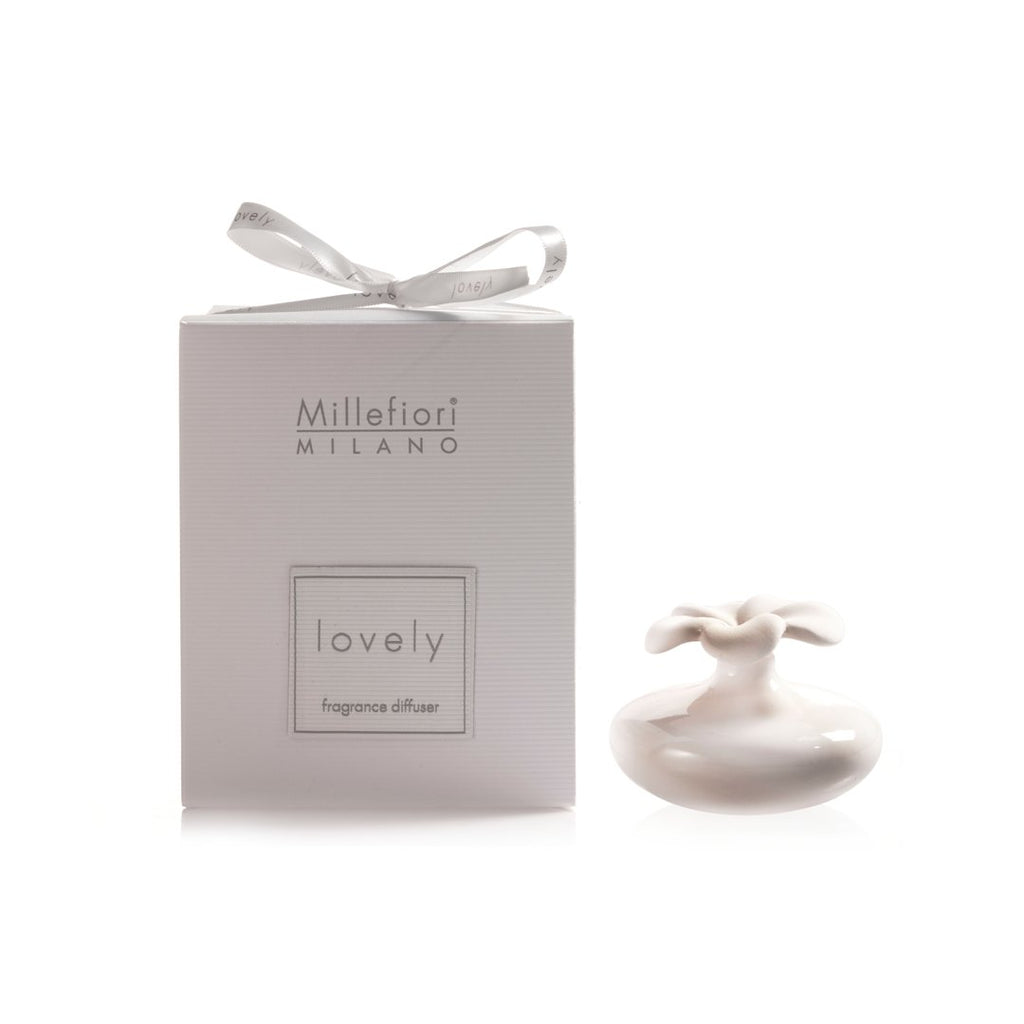 FIORE PICCOLO BIANCO -Millefiori Milano- Diffusore in Ceramica