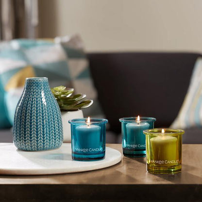 POP -Yankee Candle- Porta Candela Sampler o Tea Light Blu
