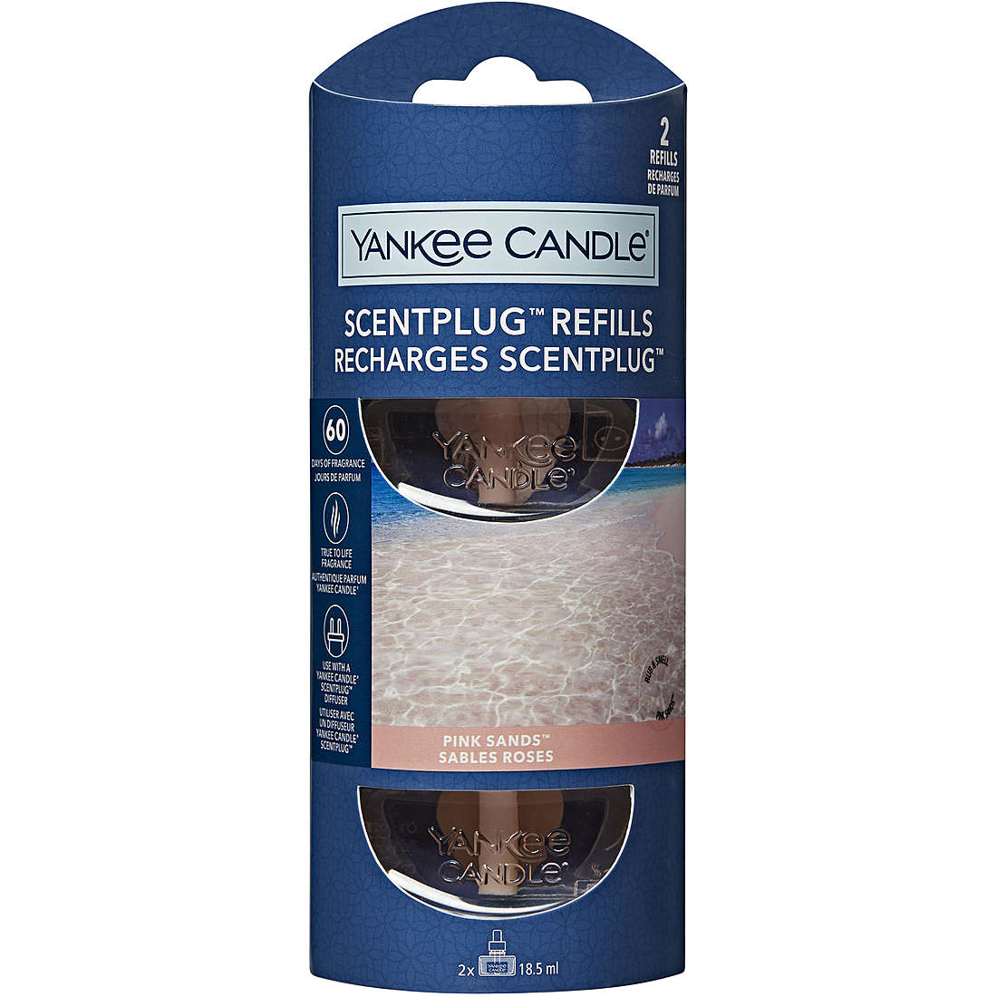 PINK SANDS -Yankee Candle- Ricarica Refill per Diffusore Elettrico ScentPlug