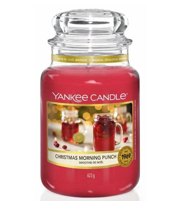 CHRISTMAS MORNING PUNCH -Yankee Candle- Giara Grande