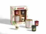 SET 3 CANDELE SAMPLER E PORTA CANDELA SAMPLER -Yankee Candle- Confezione Regalo Magical Christmas Morning