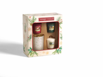 SET 3 CANDELE SAMPLER E PORTA CANDELA SAMPLER -Yankee Candle- Confezione Regalo Magical Christmas Morning