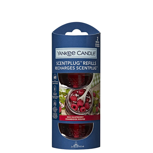 RED RASPBERRY -Yankee Candle- Ricarica Refill per Diffusore Elettrico ScentPlug