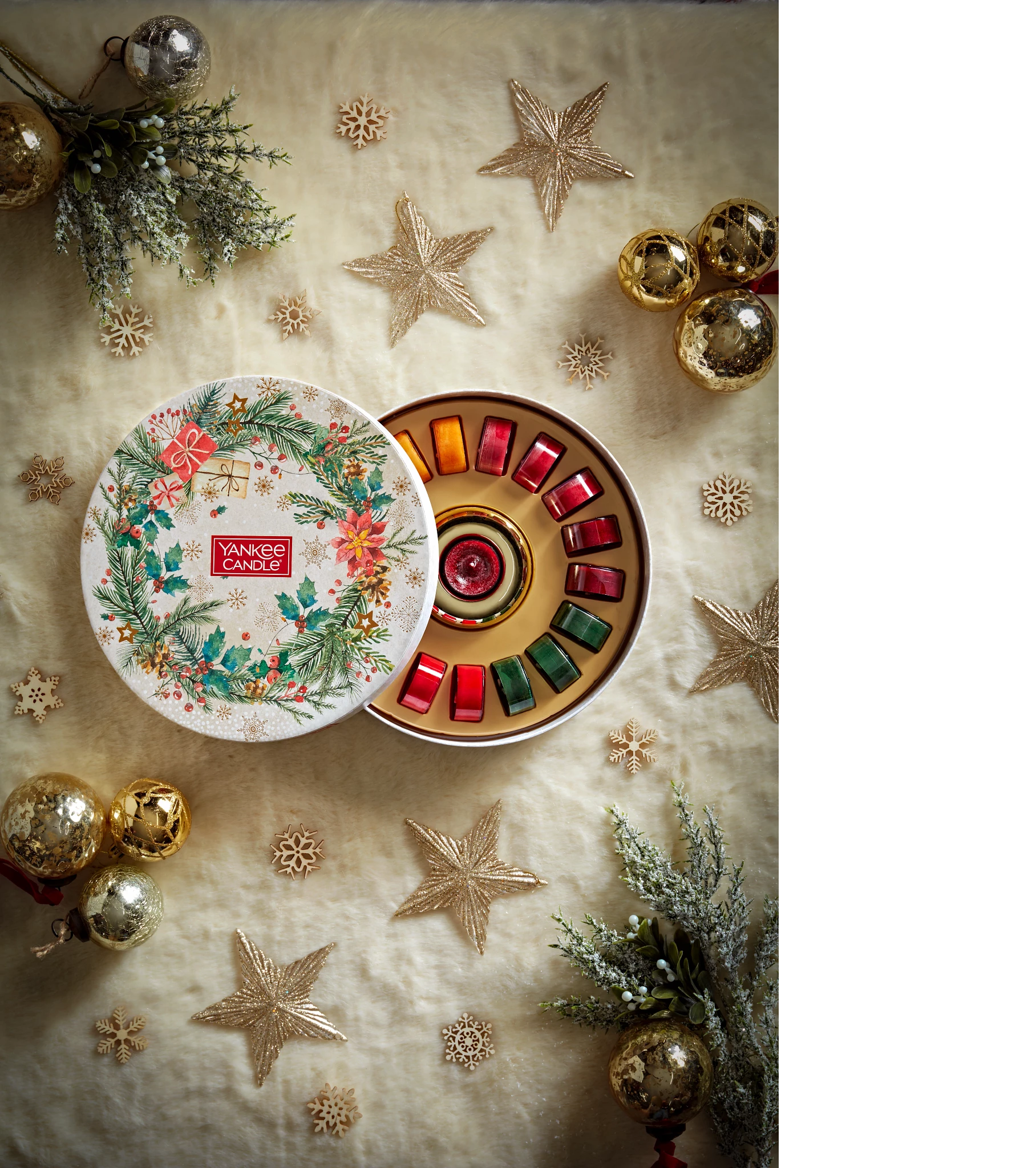 TEA LIGHT DELIGHT -Yankee Candle- Confezione Regalo Magical Christmas Morning