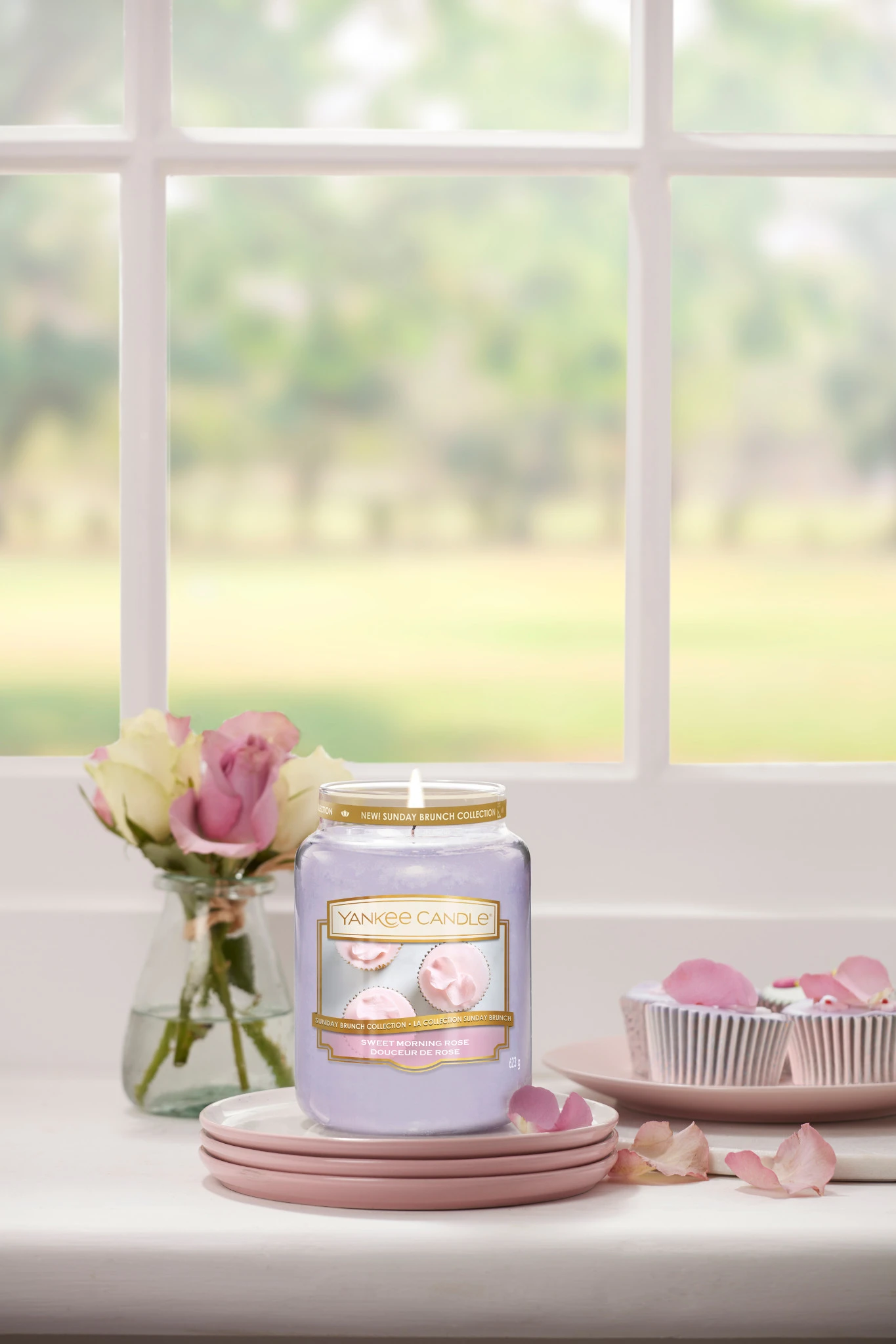 SWEET MORNING ROSE -Yankee Candle- Giara Piccola