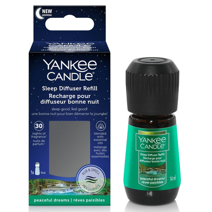 PEACEFUL DREAMS -Yankee Candle- Ricarica Sleep Diffuser