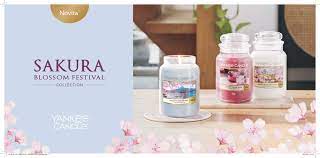 Set 10 tea light e porta candela - Yankee Candle - Sakura Blosson Festival