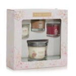 Set candela piccola e tre votive - Yankee Candle - Regalo Sakura Blosson Festival