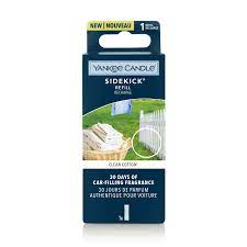 CLEAN COTTON -Yankee Candle- Ricarica Profumatore per auto Sidekick