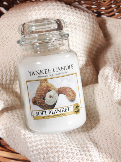 SOFT BLANKET -Yankee Candle- Candela Votive in Vetro