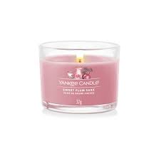 Sweet plum sake - Yankee Candle - Confezione 3 Candela Votive in Vetro