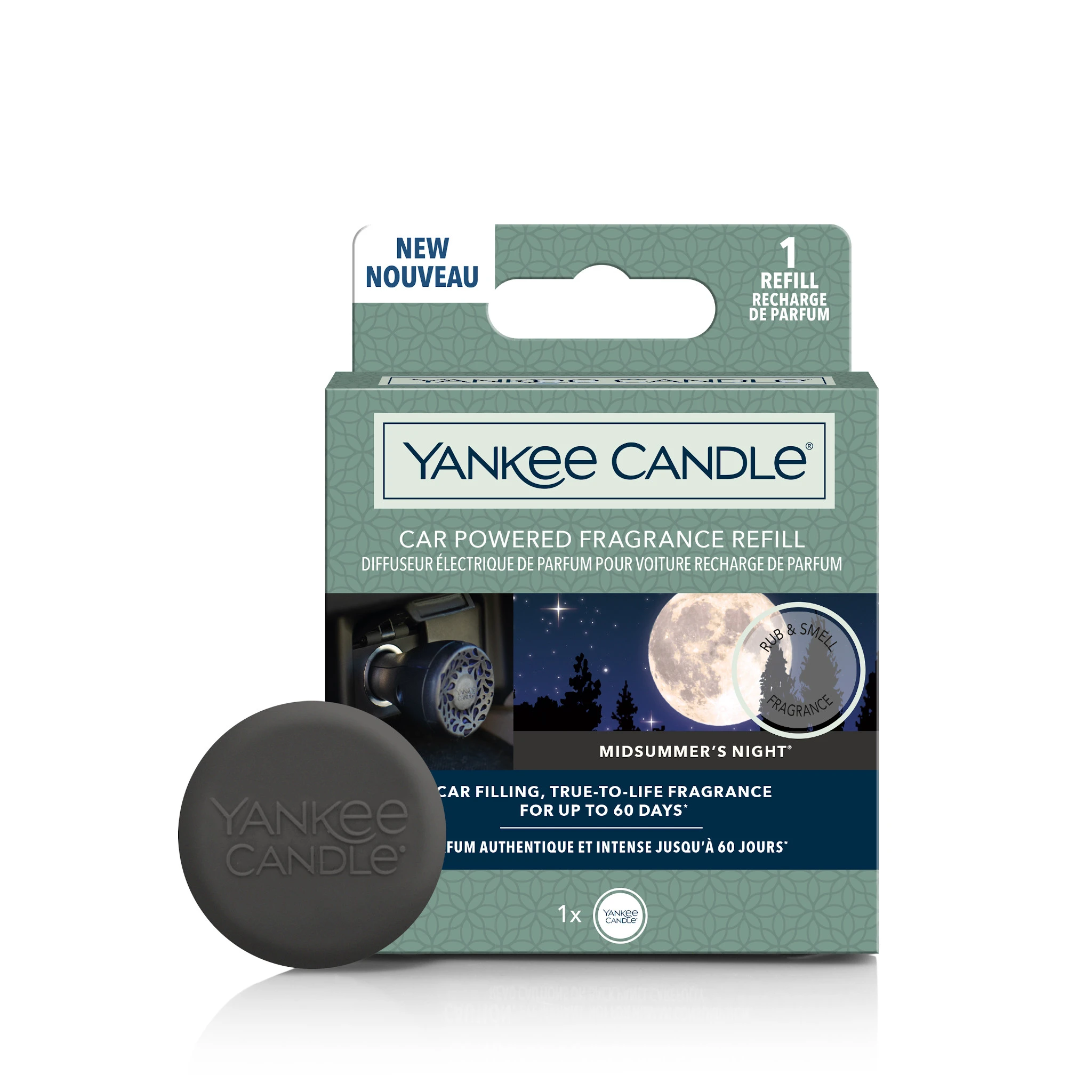 MIDSUMMER'S NIGHT -Yankee Candle- Ricarica di Fragranza per Profumatore Elettrico per Auto