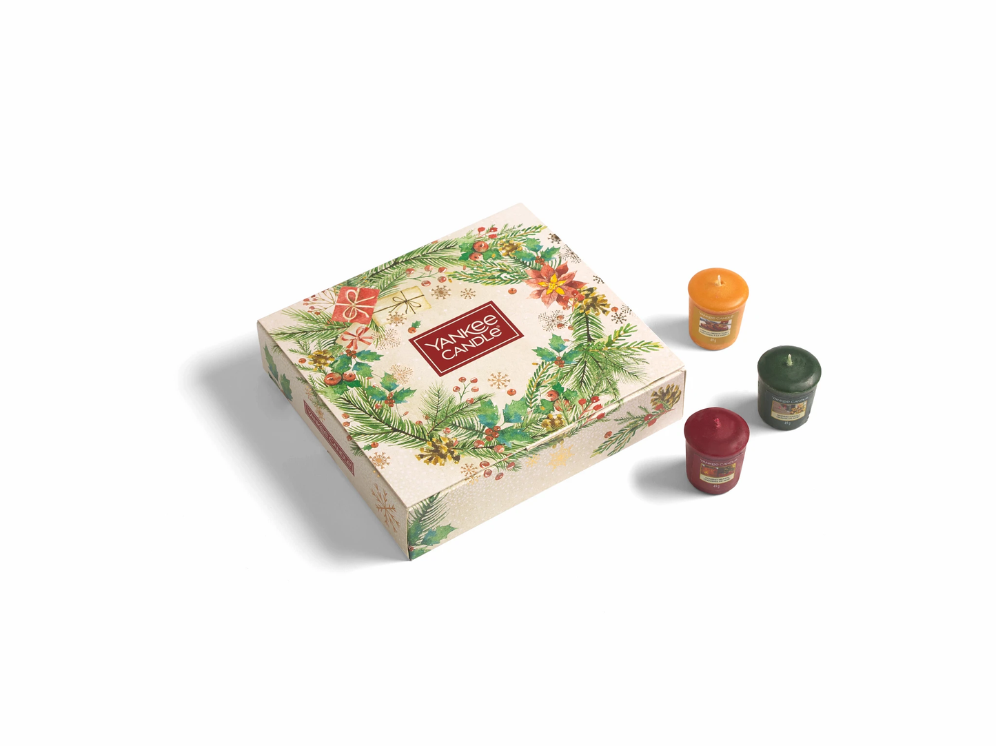 SET 12 CANDELE SAMPLER -Yankee Candle- Confezione Regalo Magical Christmas Morning