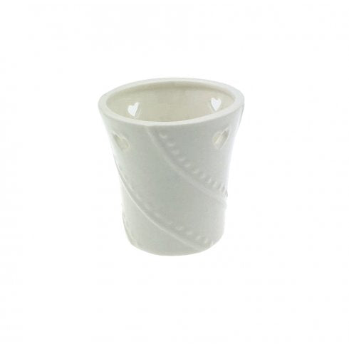 WHITE HEARTS -Yankee Candle- Porta Candela Sampler