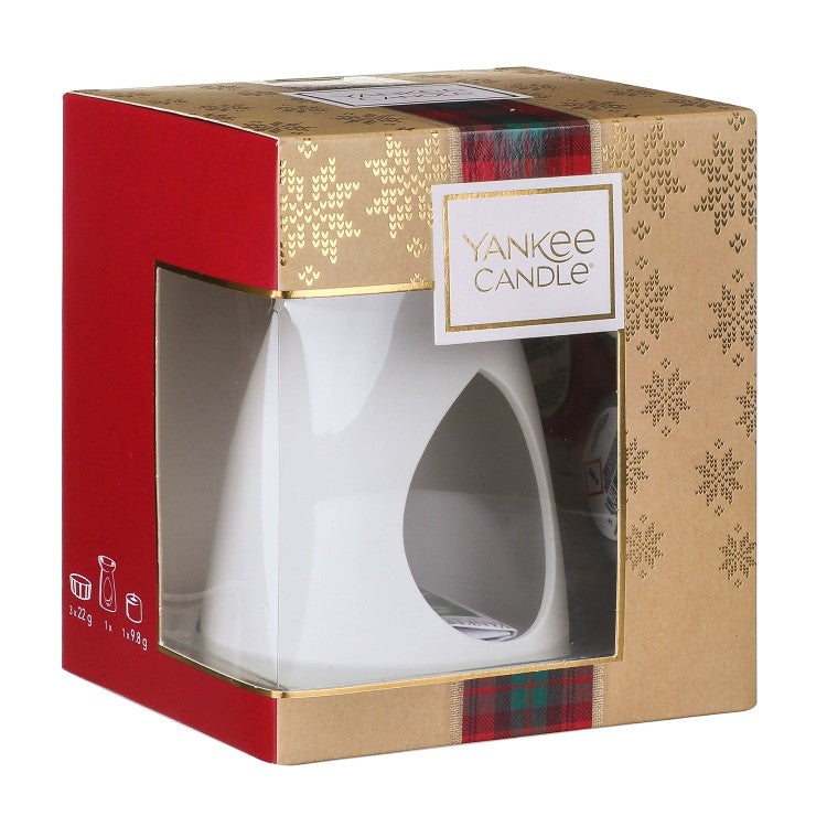 SET BRUCIATORE -Yankee Candle- Confezione Regalo Alpine Christmas