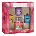 SET GIARA PICCOLA E 3 CANDELE SAMPLER -Yankee Candle- Confezione Regalo The Last Paradise