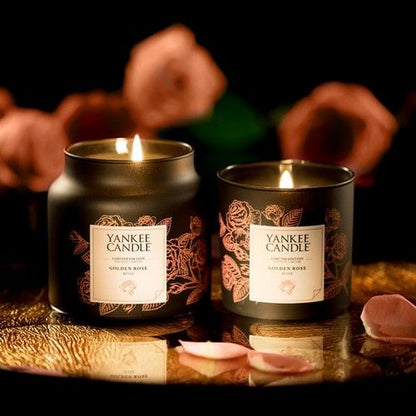 GOLDEN ROSE -Yankee Candle- Pillar Piccolo