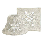 TWINKLING SNOWFLAKE -Yankee Candle- Paralume e Piatto Grande