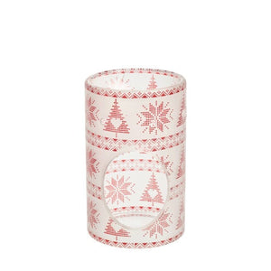 RED NORDIC FROSTED GLASS -Yankee Candle- Bruciatore